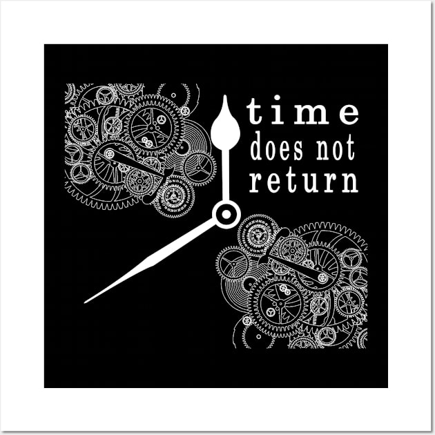 time does not return Wall Art by joy&enjoy